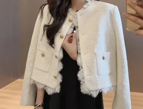 요즘 뜨는 24SS 아일렛 레이스 블루종 자켓 베스트셀러