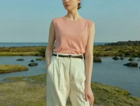 특가 고비 실크 캐시미어 슬리브리스 탑 가성비 좋은 제품