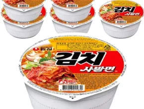 핫딜 농심김치사발면 만족도 최고 제품