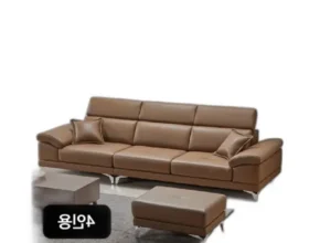 요즘 핫한 에넥스 슈렁큰 통가죽 소파 4인소파테이블쿠션 2개 가격 비교