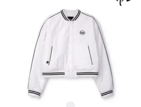 내돈내산 팬시 베리 프린트 라이트 점퍼 핫 아이템